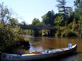 Canoeing on the Manistee River